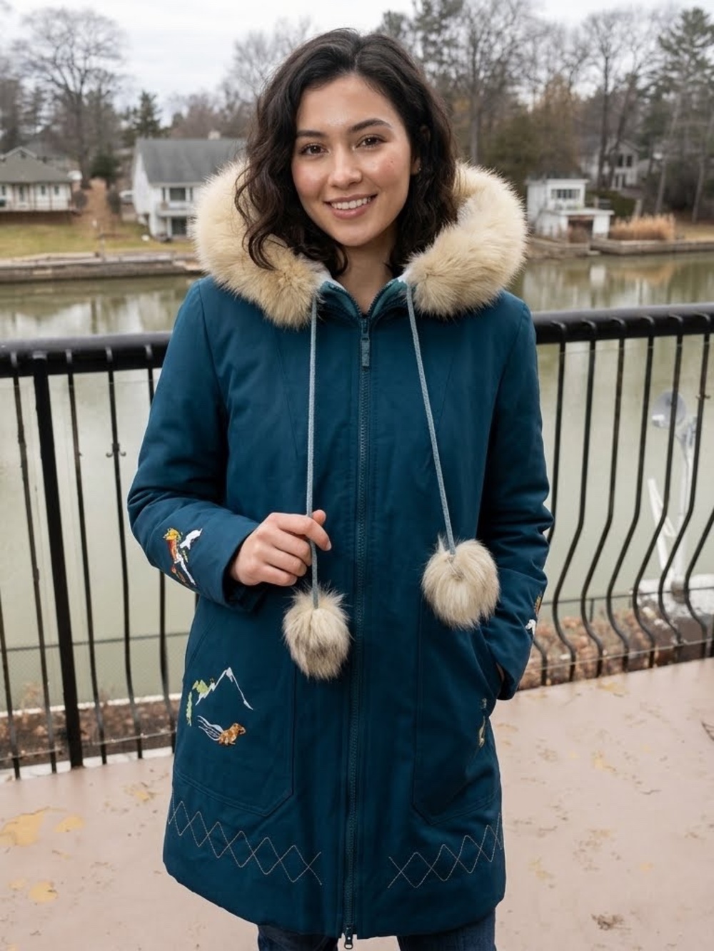 “Dog Sledding Coat “ Vintage 70’s Inuit Blue Coat and Shell